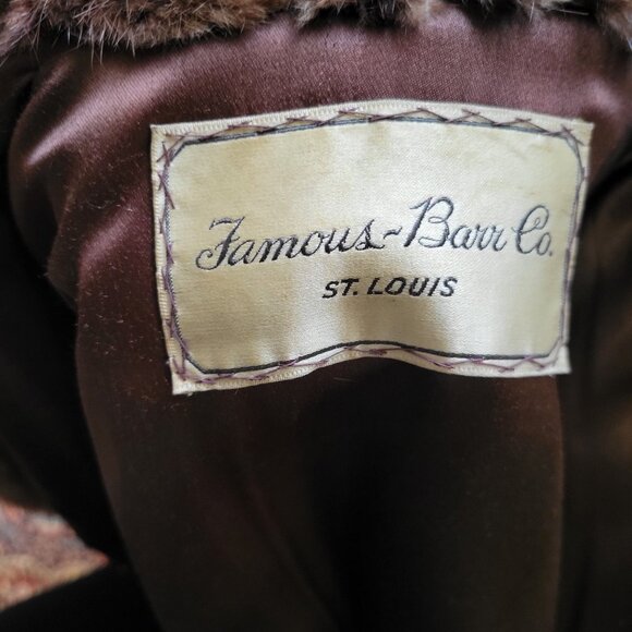 Vintage 40's Mink Coat with MAtching Muff /Handbag - Picture 7 of 15